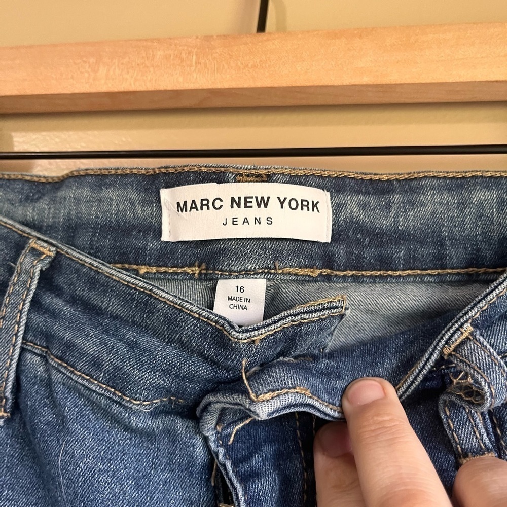 Marc New York Blue Skinny Jeans - Picture 2 of 5